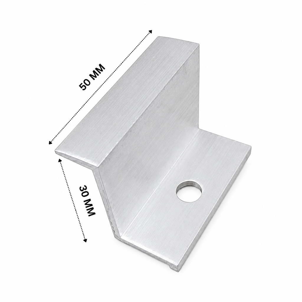 Solar End Clamp for PV Panel Mounting
