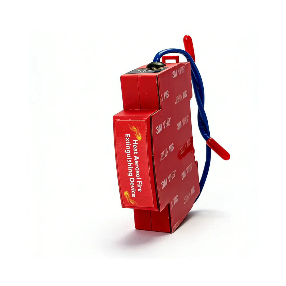 Heat Aerosol Fire Extinguishing Device for DIN Rail Electrical Panels