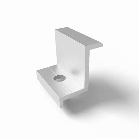 Aluminum Solar End Clamp for Solar Panel Mounting Structure