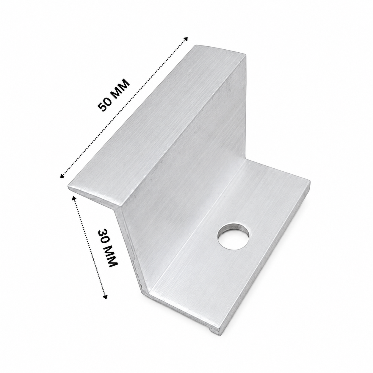 Aluminum Solar End Clamp for Solar Panel Mounting Structure