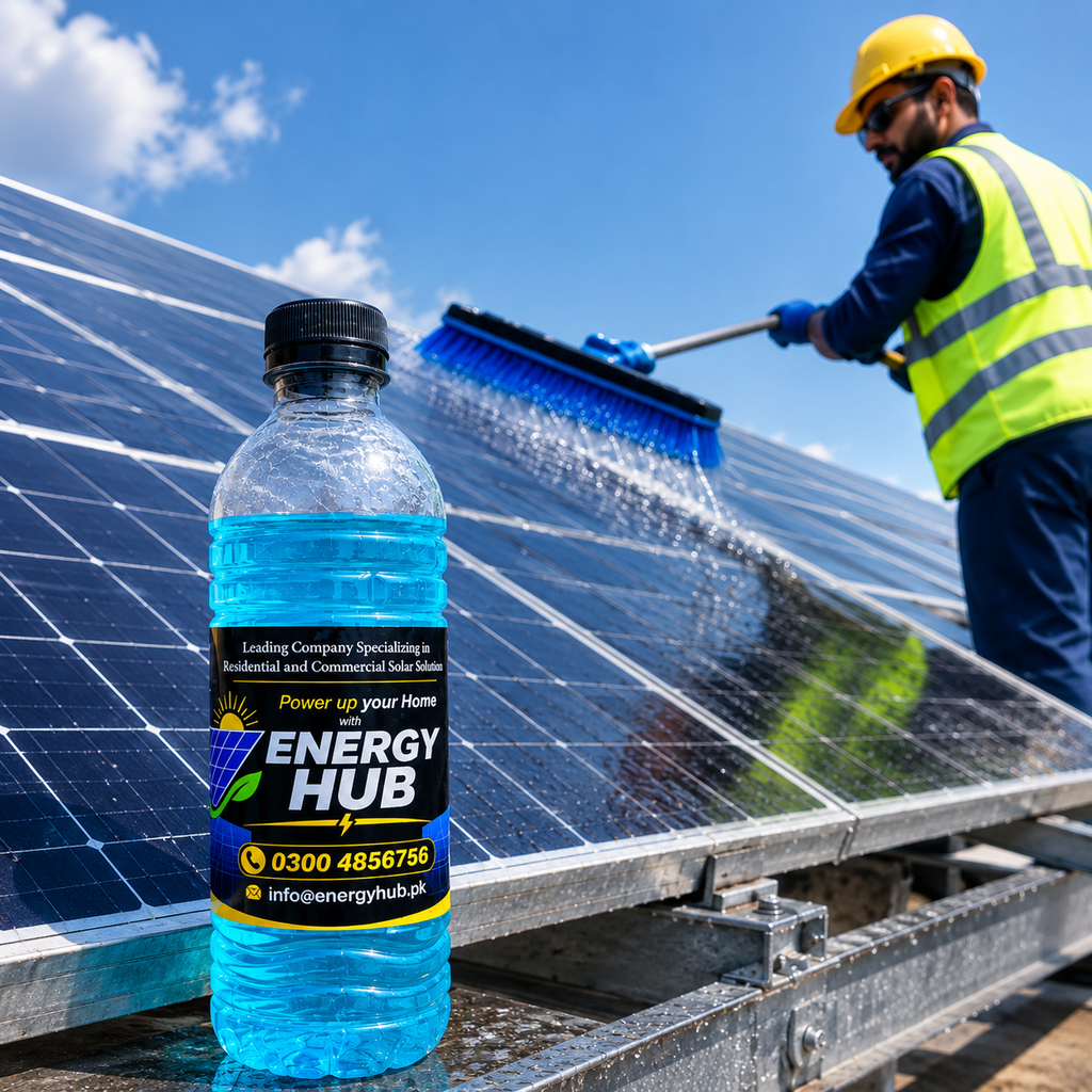 Premium Solar Panel Cleaning Liquid Safe for Glass.
